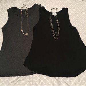 Old Navy high-neck tanks